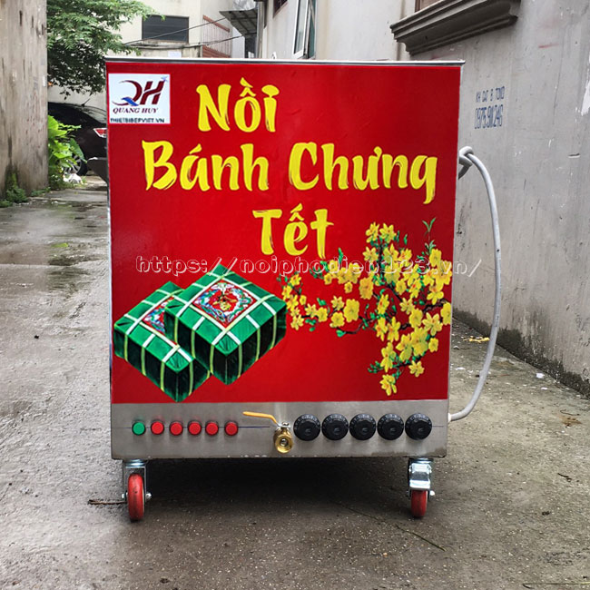 Nồi luộc bánh chưng bằng điện công nghiệp dung tích lớn
