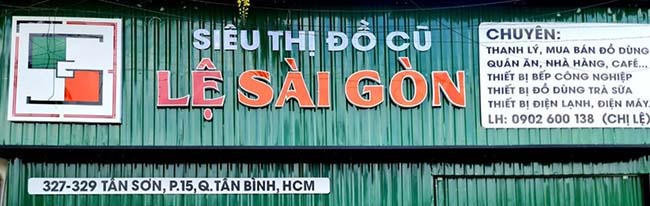 Cửa hàng bán xe bánh mì cũ tại Sài Gòn 