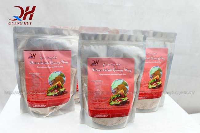 Túi gia vị ướp thịt Doner Kebab 1kg, Gia vị ướp thịt Doner Kebab