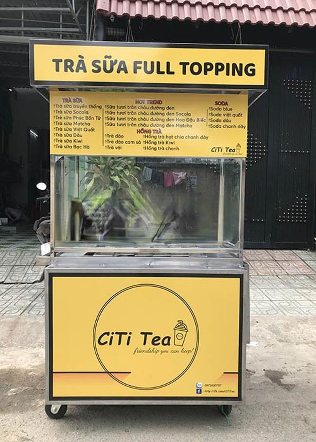 Xe trà sữa Kiên Giang