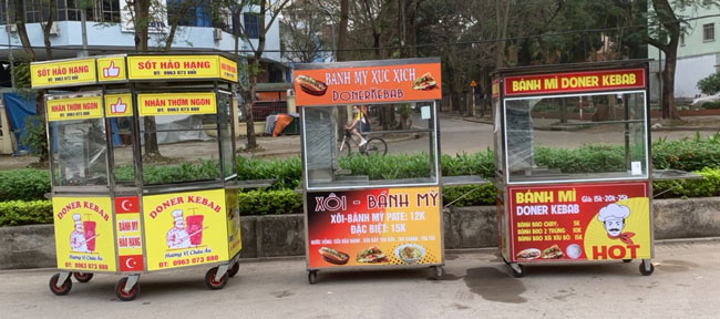 Mẫu mã xe bán bánh mì Thổ Nhĩ Kỳ Mẫu mã xe bán bánh mì Thổ Nhĩ Kỳ, những yếu tố ảnh hưởng đến giá