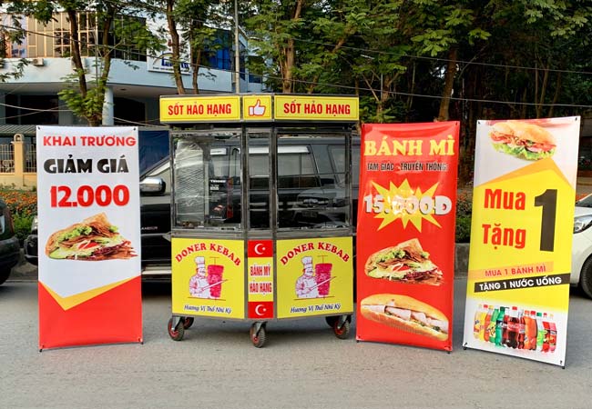 Chọn mua xe bánh mì Thổ Nhĩ Kỳ giá rẻ tại Quang Huy, địa chỉ mua xe