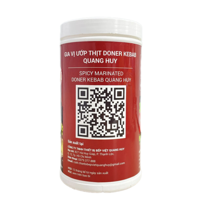 Gia vị ướp thịt doner kebab 700g