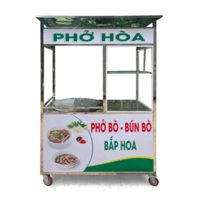 Xe bán phở bún mái bằng 1m5 P1500-B