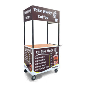 Xe cafe mini 1m mái bằng CF1000-B