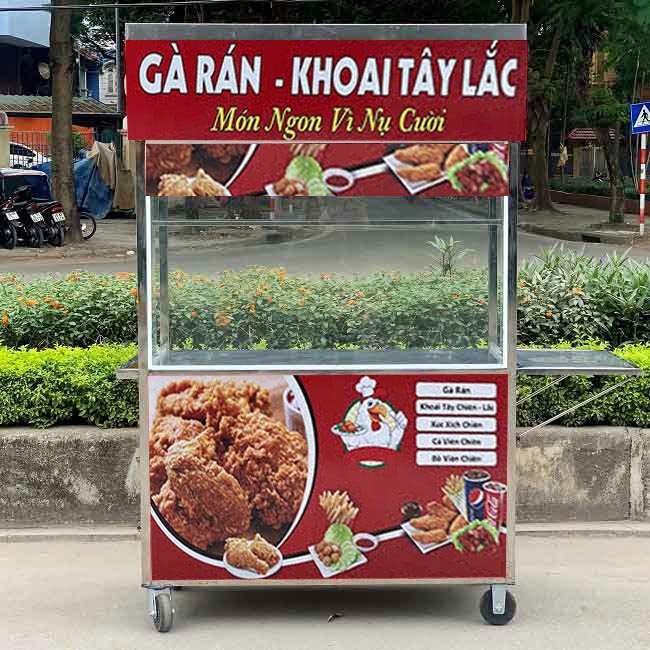 Giá xe đẩy bán hàng rong tại Hà Nội 