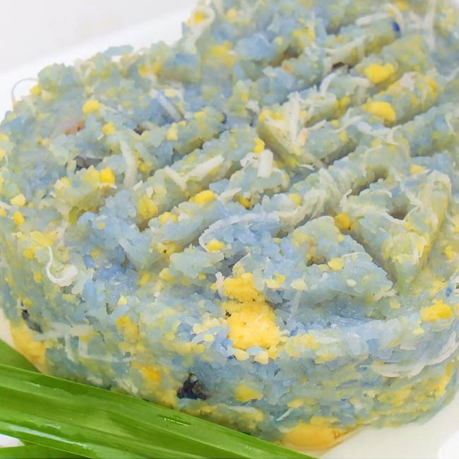 Cách nấu xôi hoa đậu biếc đậu xanh 