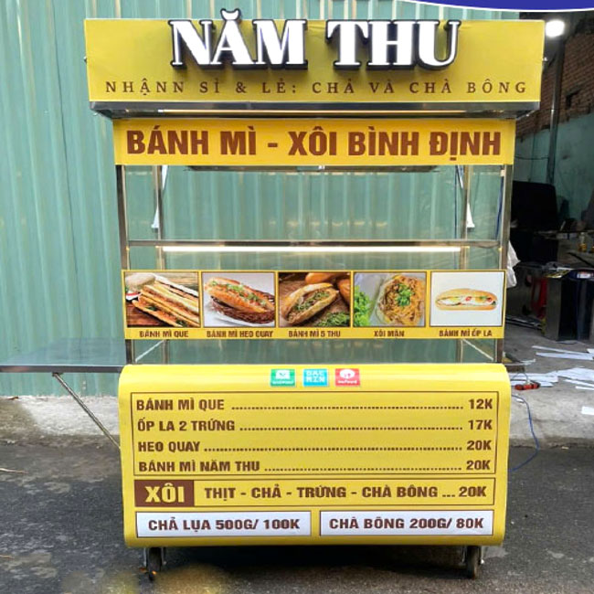 Decal che khuất thực phẩm trong tủ