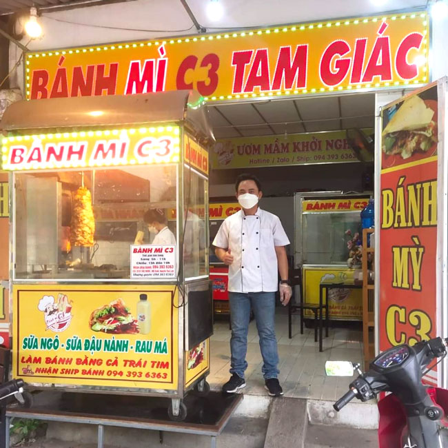 Trang trí bằng đèn LED nổi bật