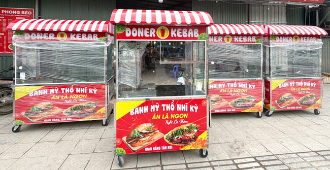 Xe đẩy bánh mì giá bao nhiêu? Bảng giá & Địa chỉ gia công