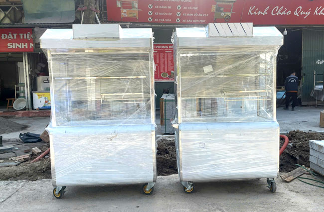 Xe b&aacute;nh m&igrave; k&iacute;ch thước vừa